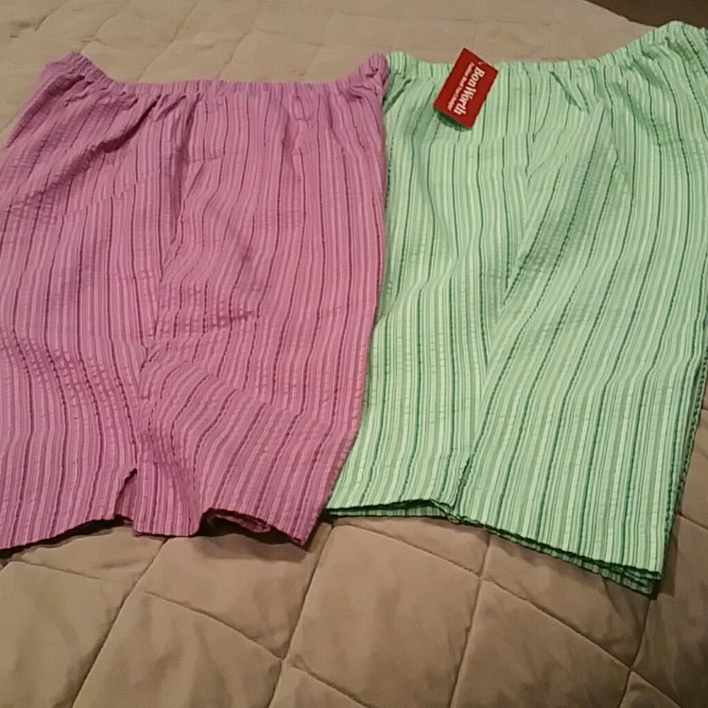 Two pairs of capris